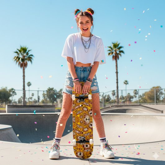 Africa Abstrakt Art Pattern Skateboard