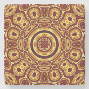 Africa Abstrakt Art Pattern Steinuntersetzer