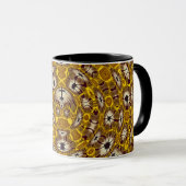 Africa Abstrakt Art Pattern Tasse (VorderseiteRechts)