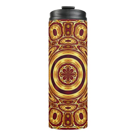 Africa Abstrakt Art Pattern Thermosbecher (Vorderseite)