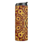 Africa Abstrakt Art Pattern Thermosbecher (Nach links gedreht)