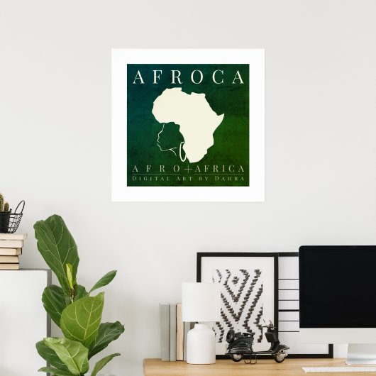 AFRICA AFRO POSTER (Heimbüro)