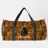 Africa Amhara Ethiopia Geometric Ethnic Pattern 13 Duffle Bag (Rückseite)