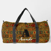 Africa Amhara Ethiopia Geometric Ethnic Pattern 17 Duffle Bag (Rückseite)