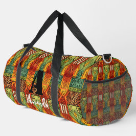 Africa Amhara Ethiopia Geometric Ethnic Pattern 19 Duffle Bag
