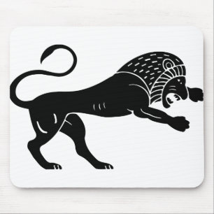 Africa Animal Big Cat Feline Lion Silhouette Mousepad