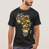 Africa Animal Map Silhouette African T-Shirt (Vorderseite)