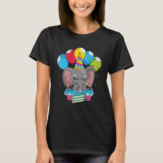 Africa Animal Zoo Animal Birthday Party Niedlich E T-Shirt