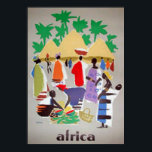 Africa Art Deco Vintage Poster<br><div class="desc">Africa Art Deco Vintage Poster - Farbtupfer und bestes Bild</div>