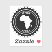 Africa Aufkleber (Blatt)