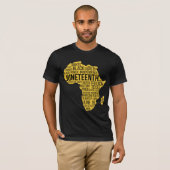 Africa Black History Black Lives Matter Juneteste T-Shirt (Vorne ganz)