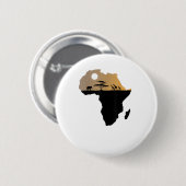 Africa Continent Safari Button (Vorne & Hinten)