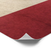 Africa Continent US Flag Black History Poster (Ecke)