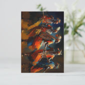 Africa Dance of the Maasai - Danke Karten (Stehend Vorderseite)