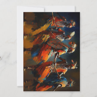 Africa Dance of the Maasai - Wedding Invitation Einladung