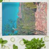 Africa Desert Landscape Nature Cactus Pflanze Geschirrtuch (Gefaltet)