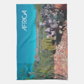 Africa Desert Landscape Nature Cactus Pflanze Geschirrtuch (Vertikal)