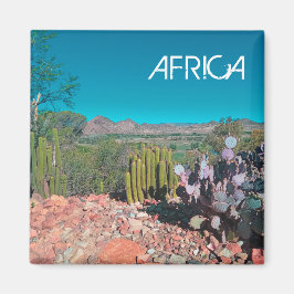 Africa Desert Landscape Nature Cactus Pflanze Magnet