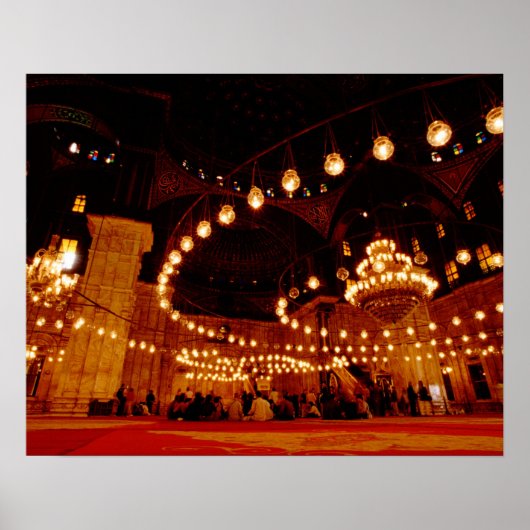 Africa, Egypt, Cairo, Muhammad Ali Mosque, The Poster (Vorne)