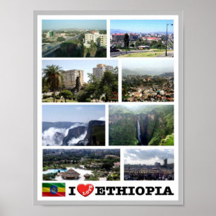 Africa - Ethiopia - I Love - Poster