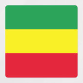 Africa Ethiopia Rasta Flag Etiketten (Design 2)