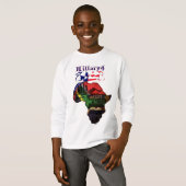 Africa Hillary USA - Präsident gemeinsam gestärkt T-Shirt (Vorne ganz)