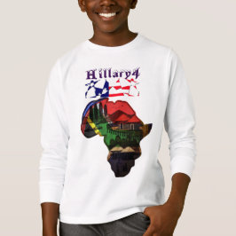 Africa Hillary USA - Präsident gemeinsam gestärkt T-Shirt