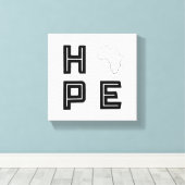 Africa Hope Leinwand Art (Insitu (Holzboden))