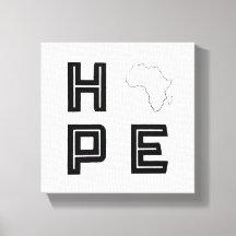 Africa Hope Leinwand Art