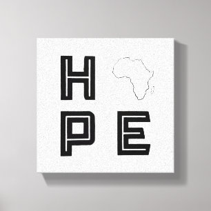 Africa Hope Leinwand Art