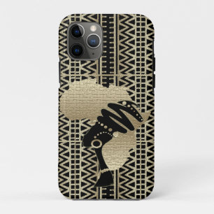Africa in Gold – Afrozentrisches Prinzessinnen-Log Case-Mate iPhone Hülle