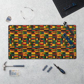 Africa Kente Ghana, Elfenbeinküste Stammesmuster 1 Schreibtischunterlage