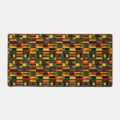 Africa Kente Ghana, Elfenbeinküste Stammesmuster 1 Schreibtischunterlage (Vorderseite)