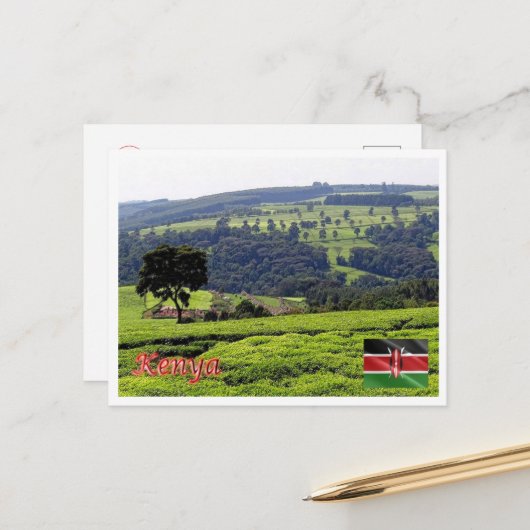 Africa - Kenya - Panorama - Postkarte (Vorderseite/Rückseite Beispiel)