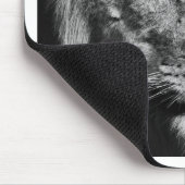 Africa-Löwe-Makro Mousepad (Ecke)
