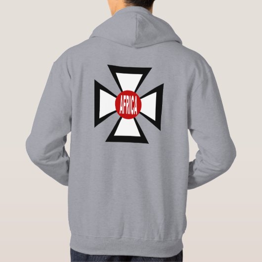 AFRICA-Mann-Kapuzenpullover Hoodie (Rückseite)