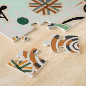 Africa Map Decorative Tribal Elements Pattern Puzzle (Seite)