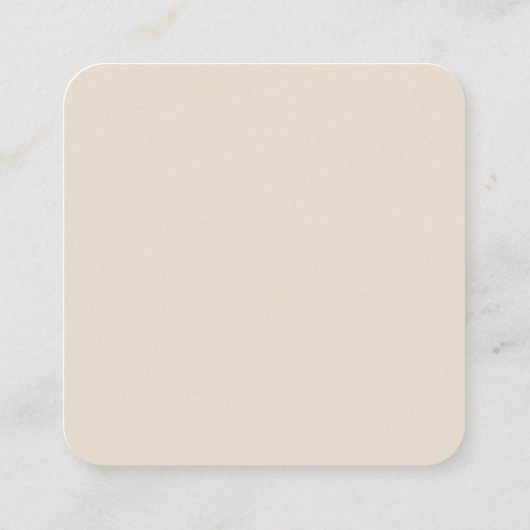 Africa Map Decorative Tribal Elements Pattern Quadratische Visitenkarte (Rückseite)