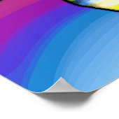 Africa Map Farben Poster (Ecke)