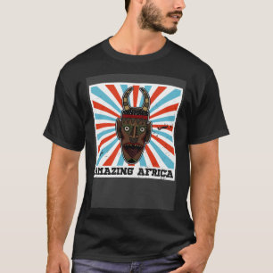Africa Mask African Afro History Reggae Melanin 3 T-Shirt
