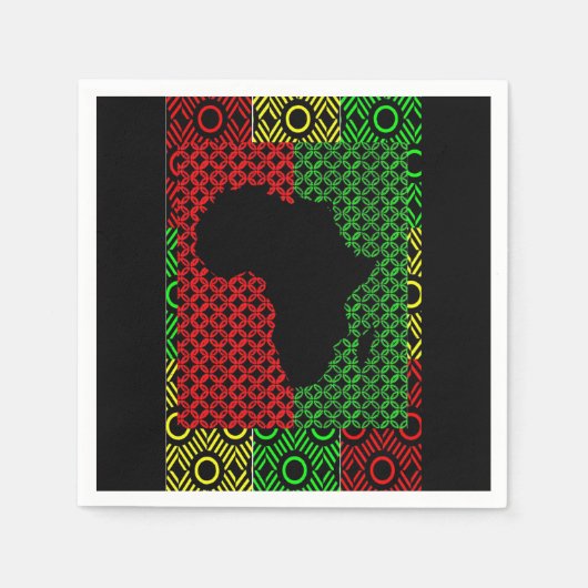 AFRICA NAPKINS SERVIETTE (Vorderseite)