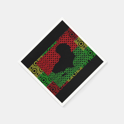AFRICA NAPKINS SERVIETTE (Ecke)