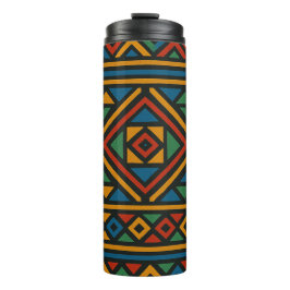 Africa Ndebele Colorf Edelstahl-Wasserflasche Thermosbecher