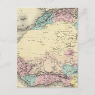 Africa North Western Sheet Postkarte