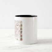 Africa nova desptio (1690) by Willem Janszoon Zweifarbige Tasse (Mittel)