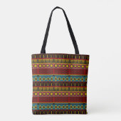 Africa Pattern Print Tuch Grocery Tote Bag Tasche (Rückseite)