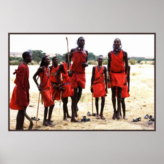 Africa – People in Red Poster (Vorne)