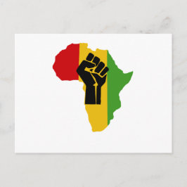 Africa Power - Reggae Postkarte