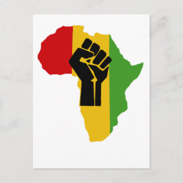 Africa Power - Reggae Postkarte