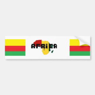 africa rasta autoaufkleber